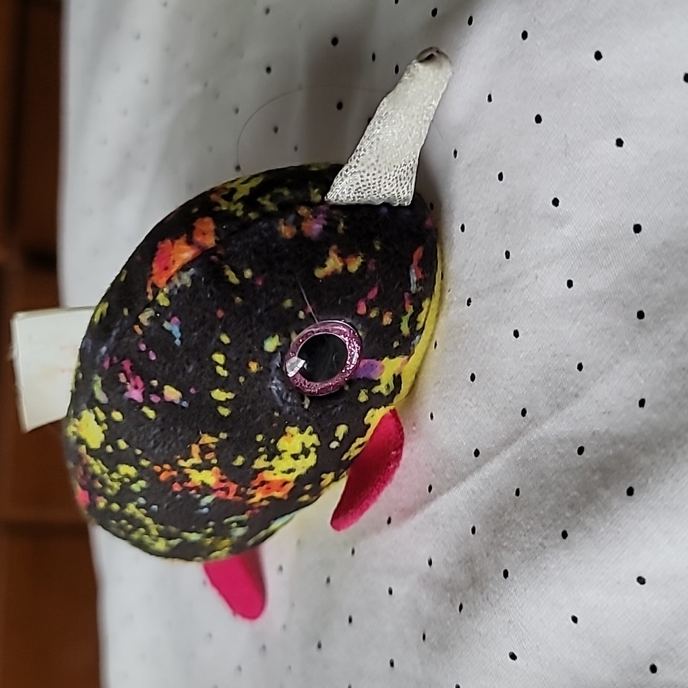 McDonalds Ty Teenie Nori the Narwhal Mini Plush
